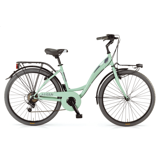 AGORA 26 Inch Meisjesfiets met 6 Versnellingen en Batterijverlichting AGORA 26 Inch Meisjesfiets met 6 Versnellingen en Batterijverlichting